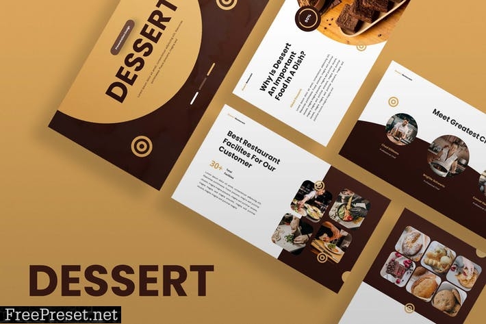 Dessert - Powerpoint Presentation Template JT83H43