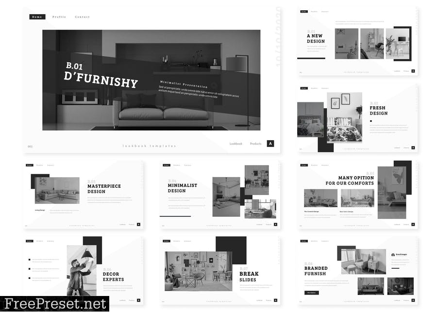 D'Furnishy | Presentation Template 6JS952J