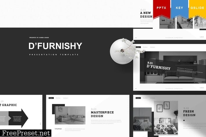 D'Furnishy | Presentation Template 6JS952J