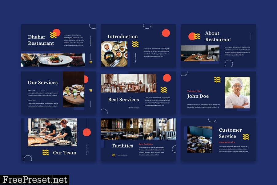 DHAHAR - Restaurant Presentation Template C3Y3FTB