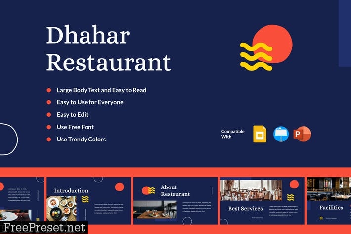 DHAHAR - Restaurant Presentation Template C3Y3FTB