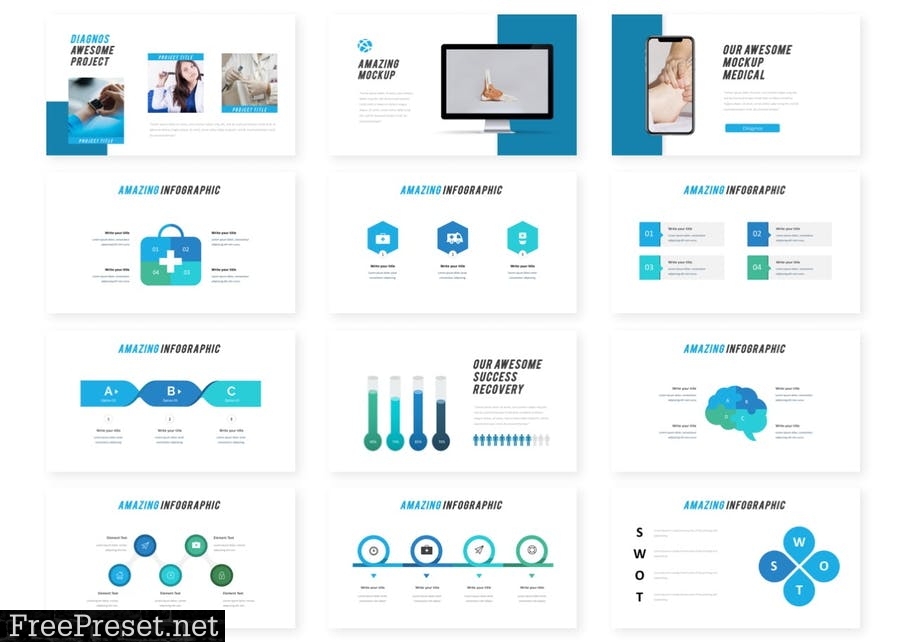 Diagnos - Presentation Template QUEW7ER