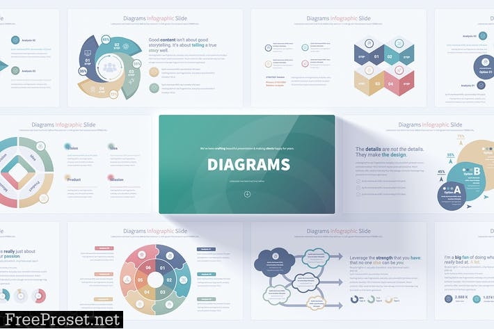 Diagrams - PowerPoint Infographics Slides Q24ZVMN