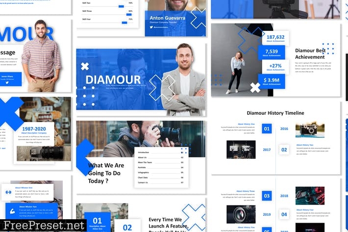 Diamour - Business Template Prensentation B2PGEQ2