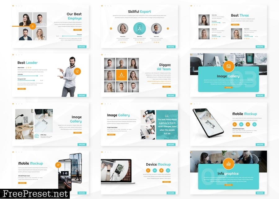 Diggaz - Presentation Template 495NA9W