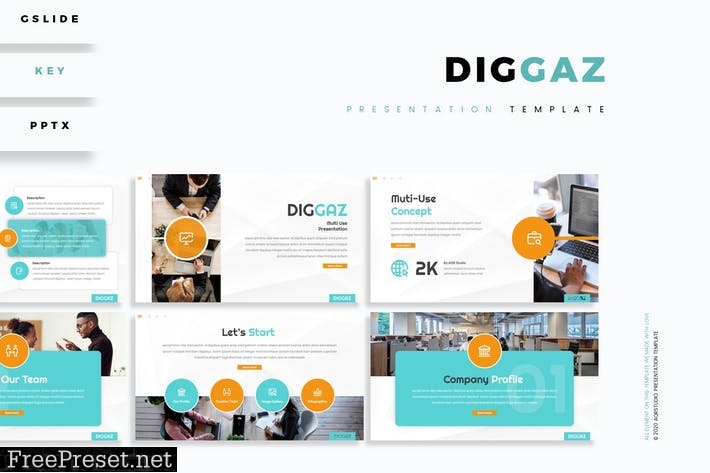 Diggaz - Presentation Template 495NA9W