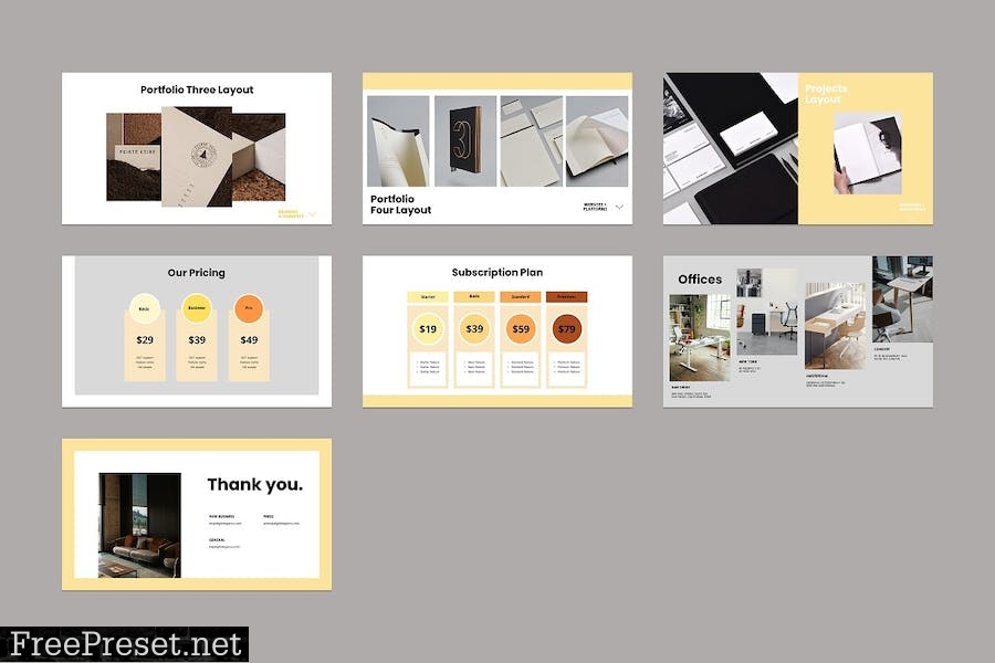 Digital Company Google Slides Template KW56Y23