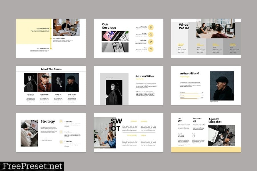 Digital Company Google Slides Template KW56Y23