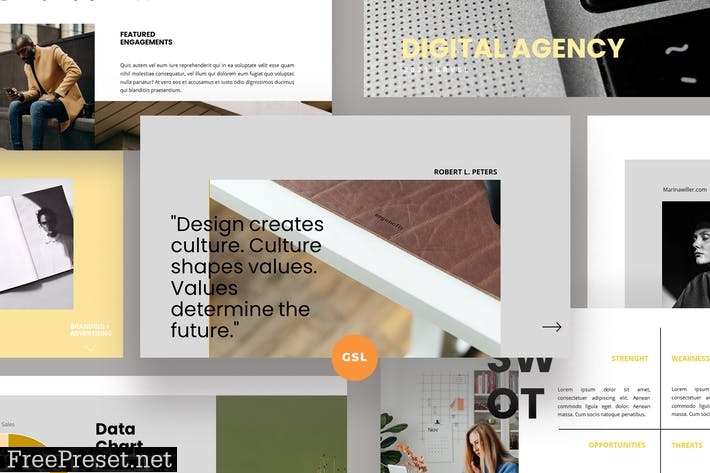 Digital Company Google Slides Template KW56Y23