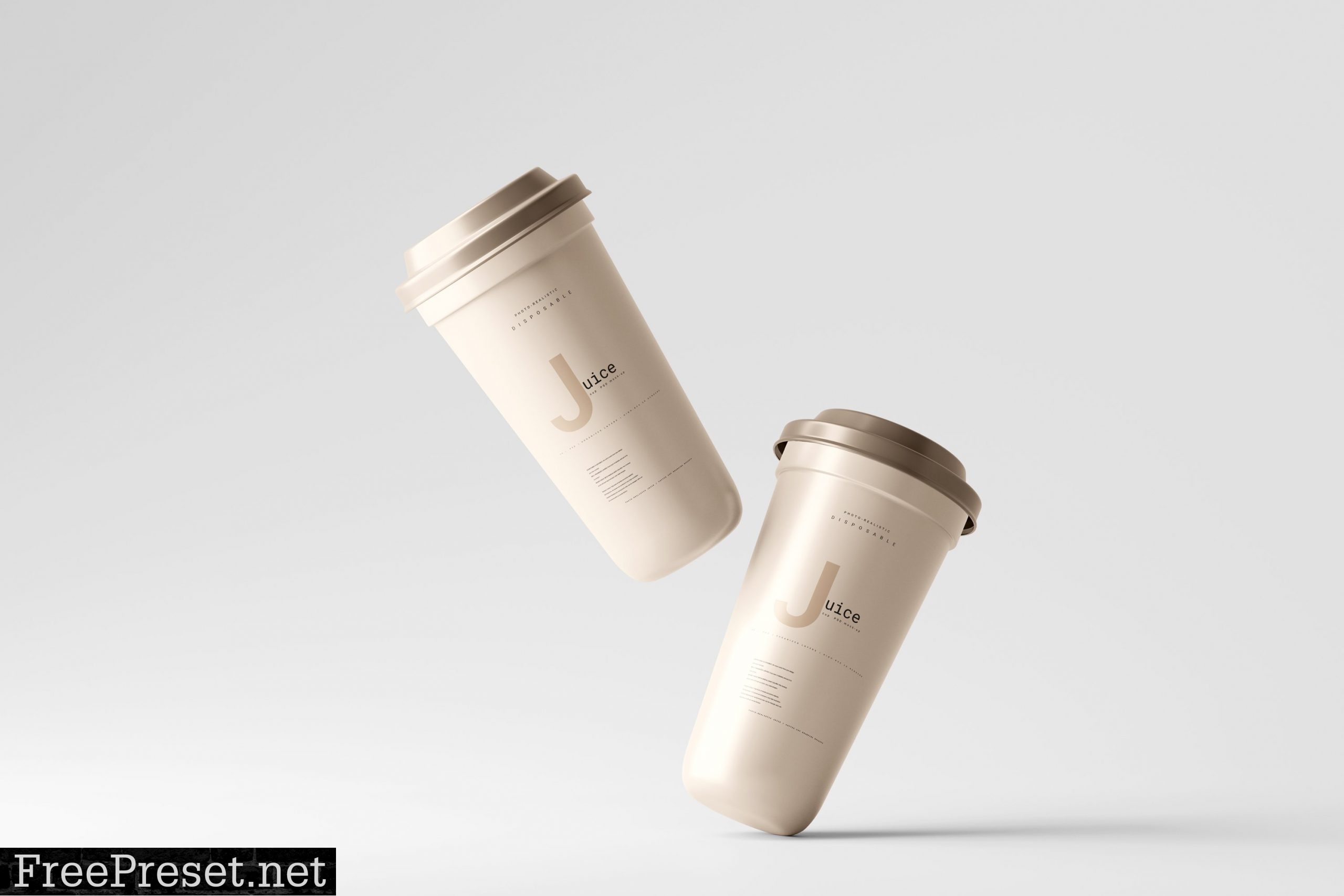 Disposable Plastic Cup Mockup 7403763