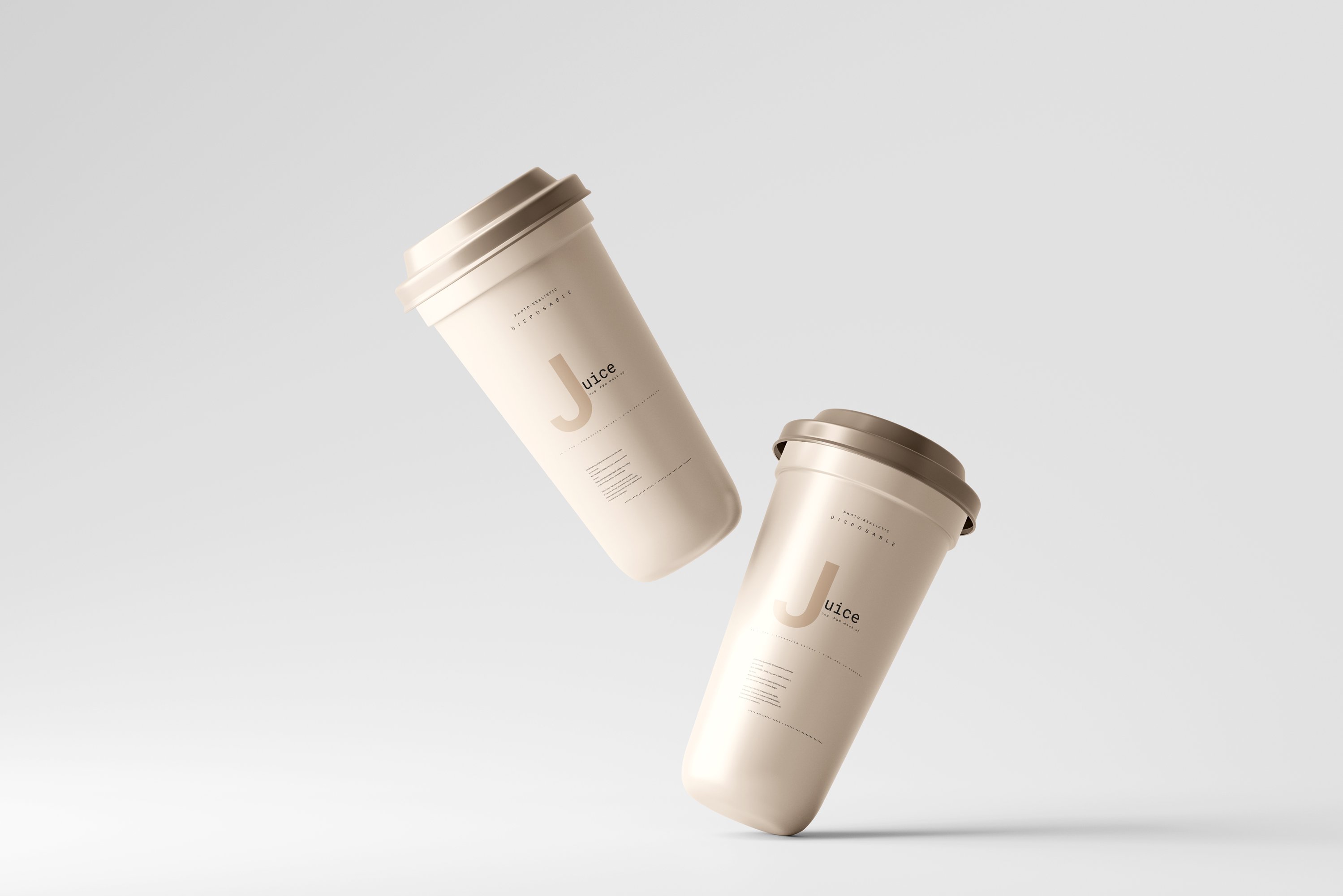 Disposable Plastic Cup Mockup 7403763