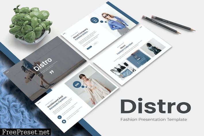 DISTRO - Powerpoint Template R9GA6T2