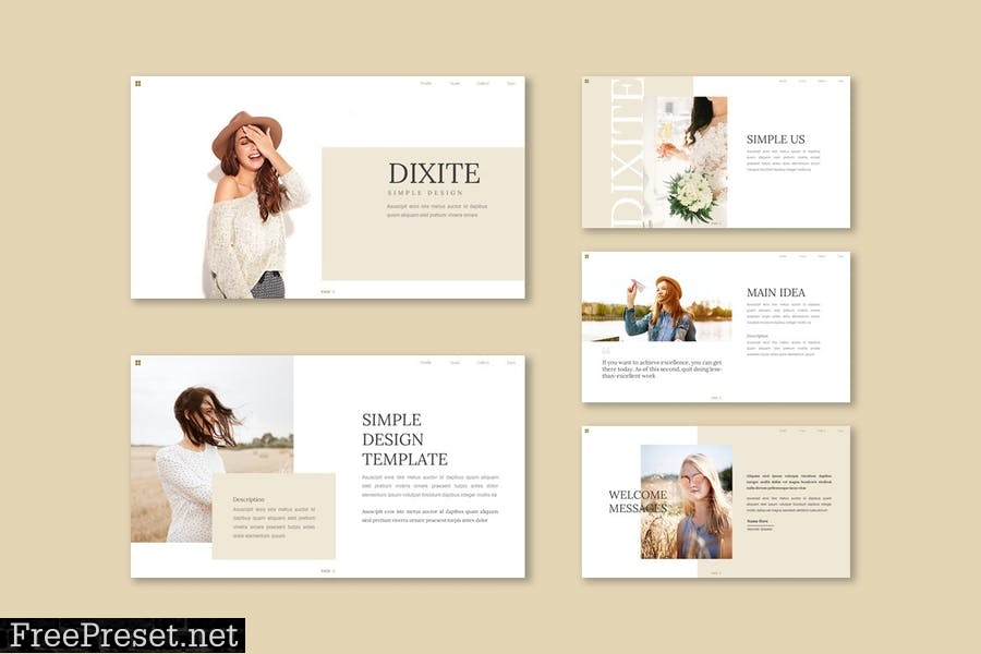 Dixite - Presentation Template UKPWE76