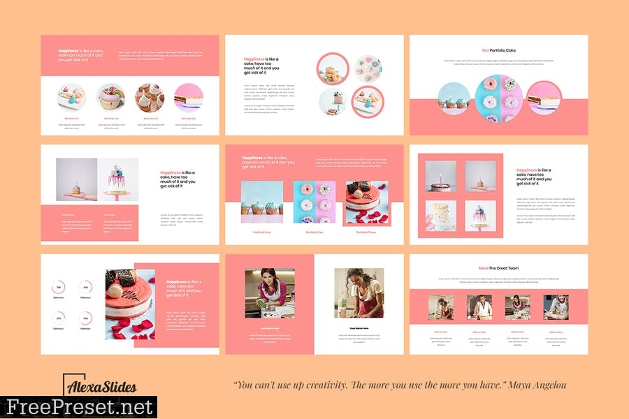 Doirean - Bakery Presentation Template DS8K843