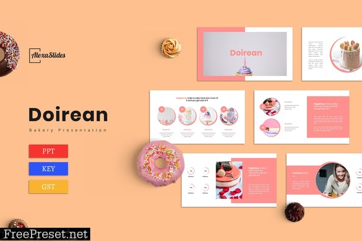 Doirean - Bakery Presentation Template DS8K843