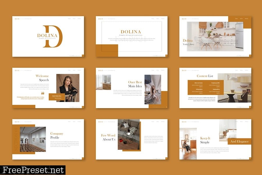 Dolina - Powerpoint Template EMMVLTA