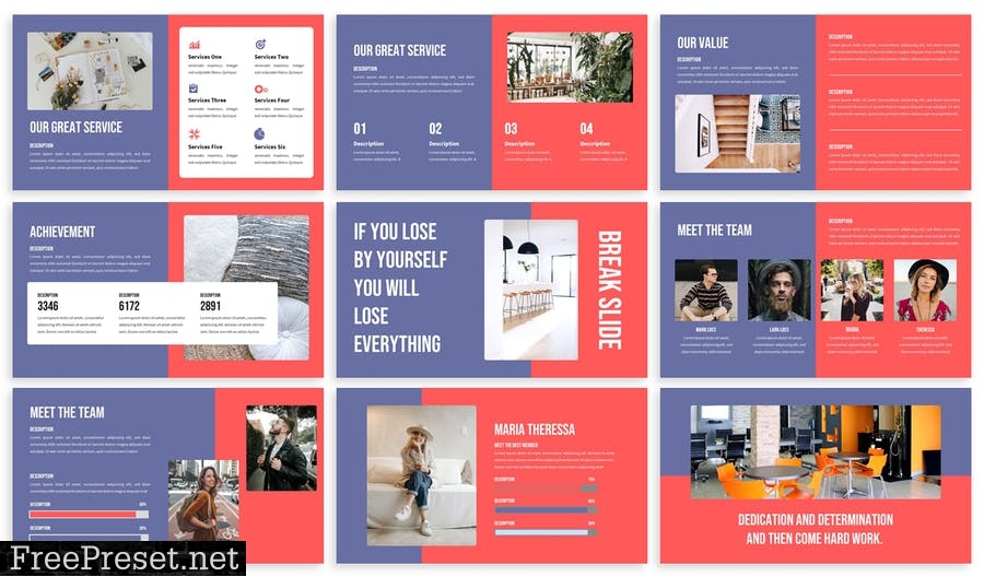 Dranka - Business Powerpoint Template FRP73LK