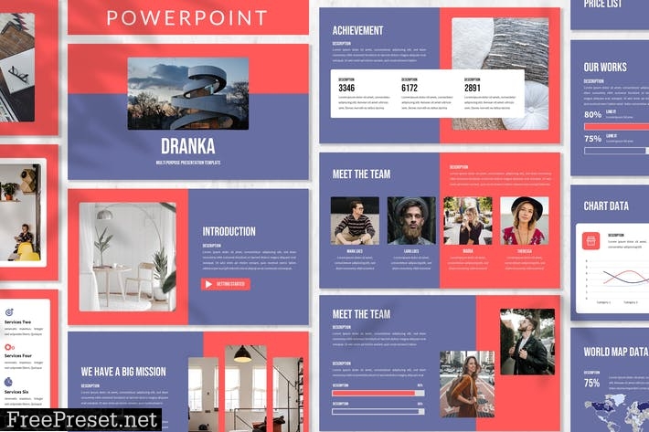 Dranka - Business Powerpoint Template FRP73LK