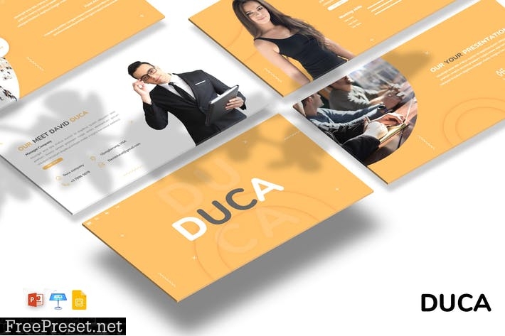 Duca - Powerpoint / Google Slides / Keynote TN7AF7S