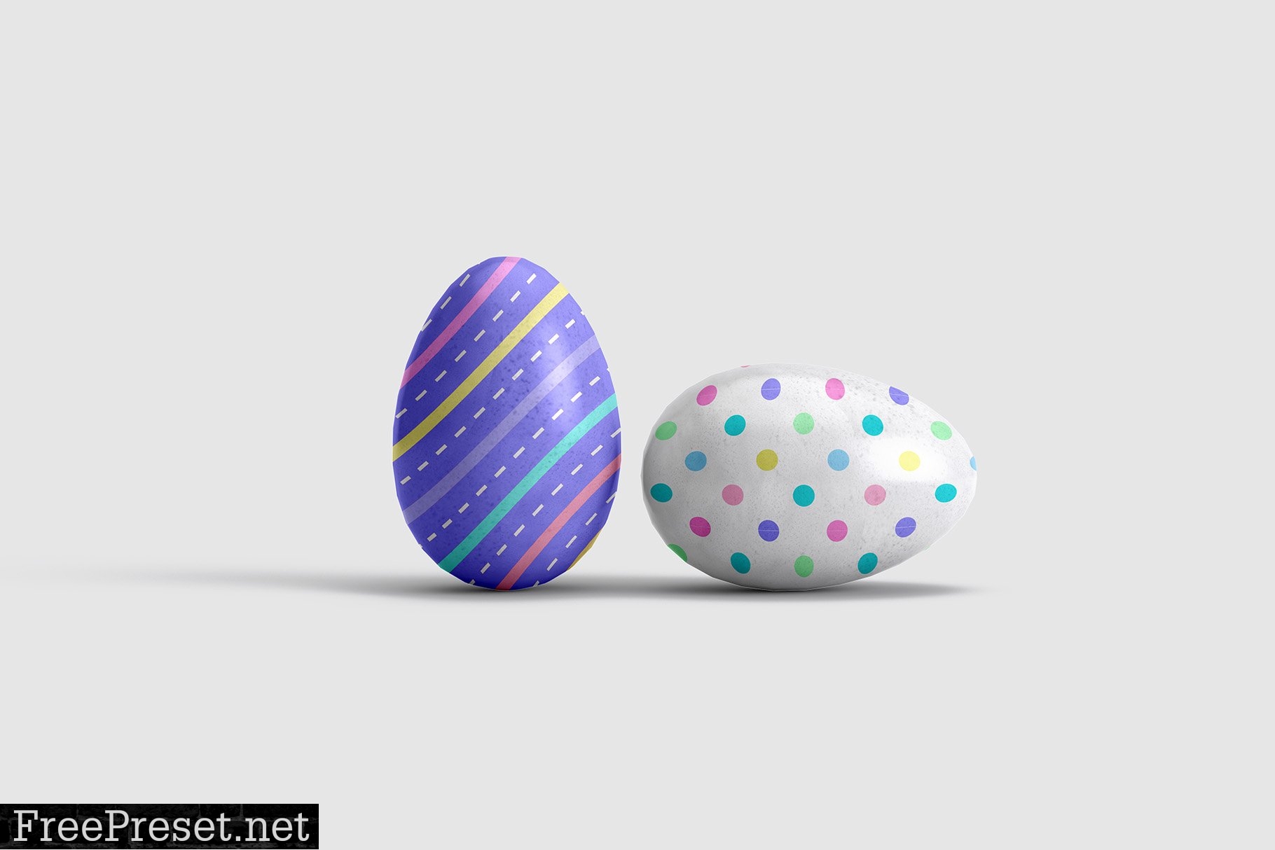 Easter Eggs Mockup - 3 Views 7139615