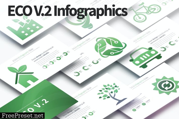 ECO V.2 - PowerPoint Infographics Slides L43J3C