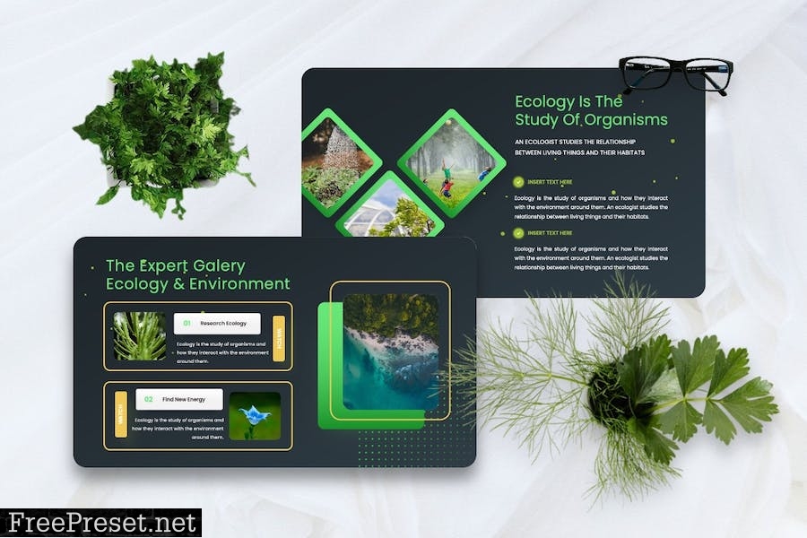 Ecolte - Ecology Powerpoint Template JL9J4GL