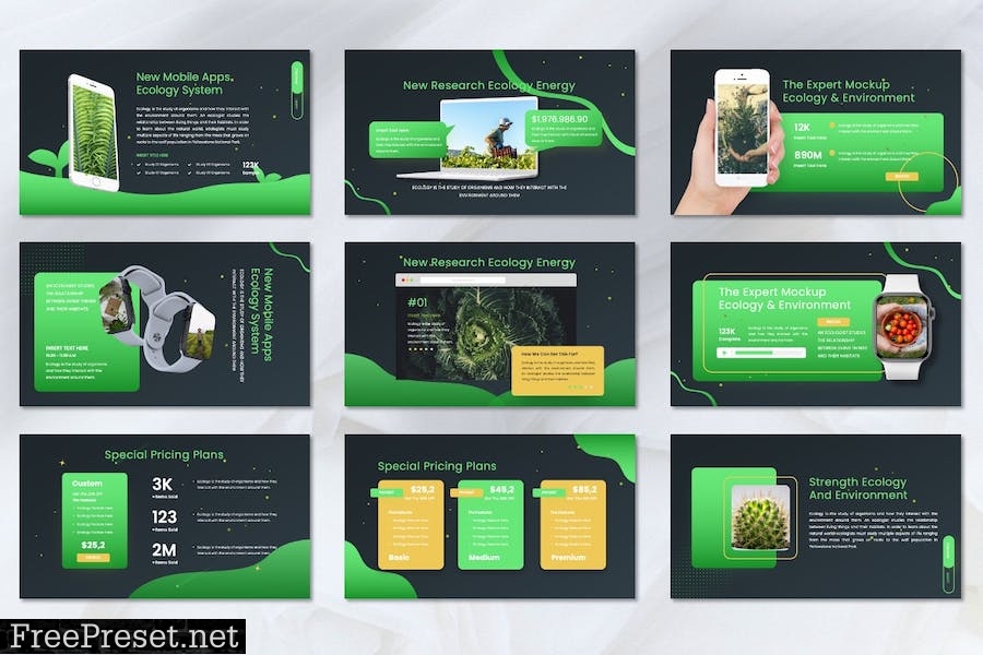 Ecolte - Ecology Powerpoint Template JL9J4GL