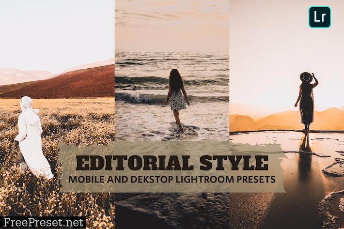 Editorial Style Lightroom Presets Dekstop Mobile