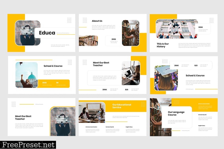 Educa - Education Presentation Template XQNC55R