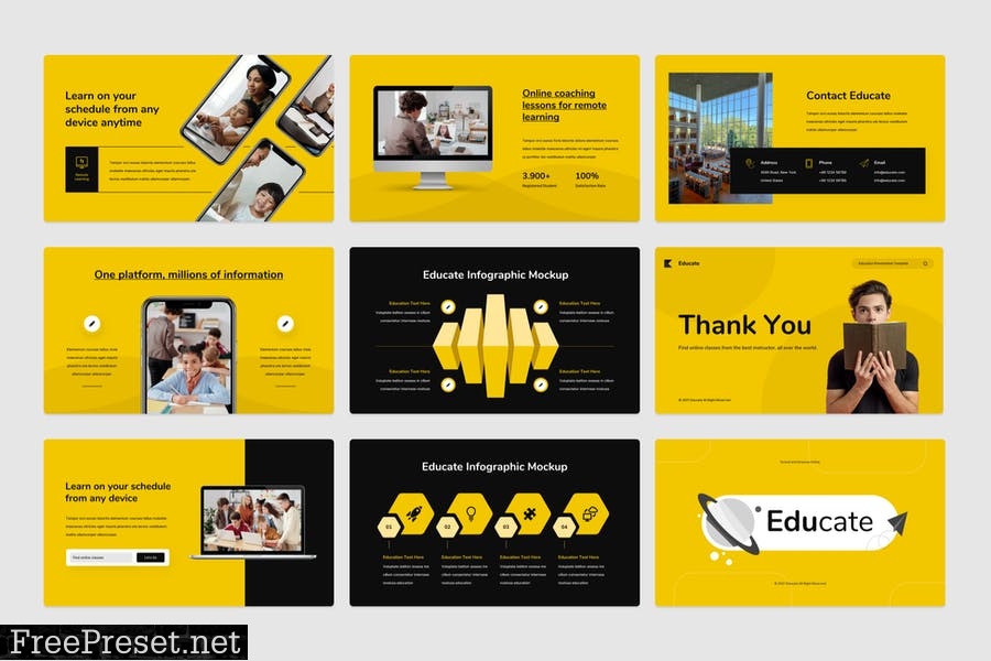 Educate - Education Keynote Template XVK8D4T