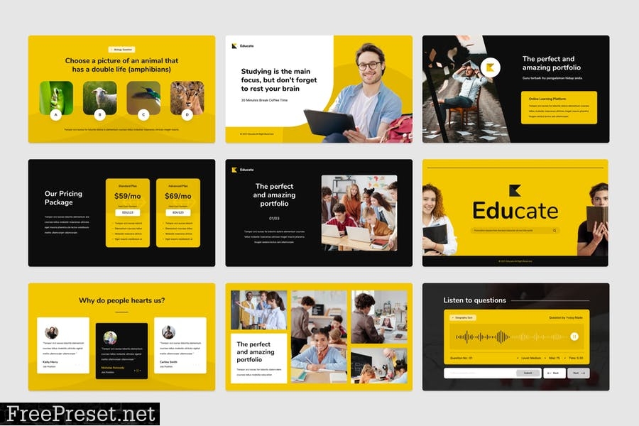 Educate - Education Keynote Template XVK8D4T