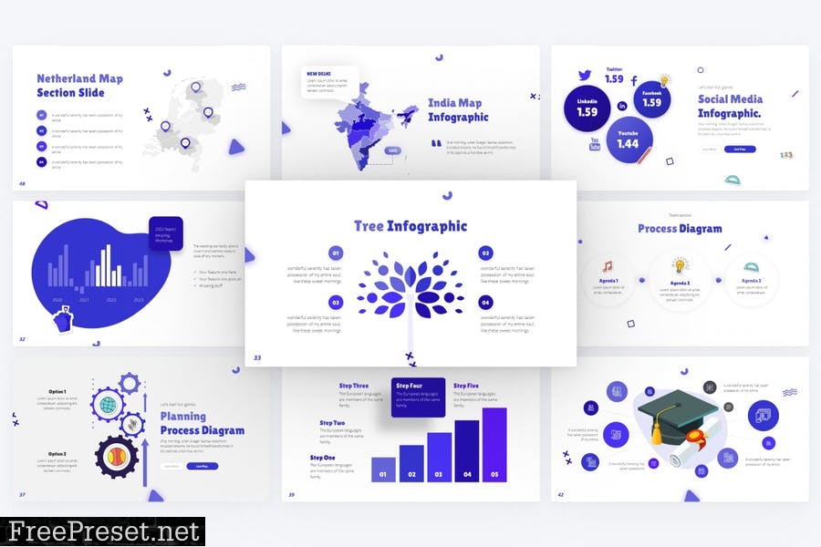 Educate Education PowerPoint Template WGTLMN7