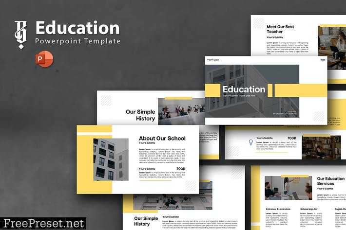 Education - Powerpoint Template W6FF79X