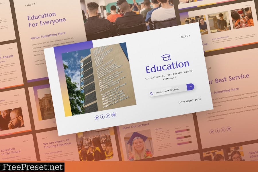 Education Presentation Template 6XVGXJK