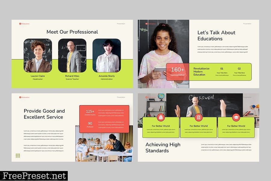 Education School Powerpoint Template P2EPNY6