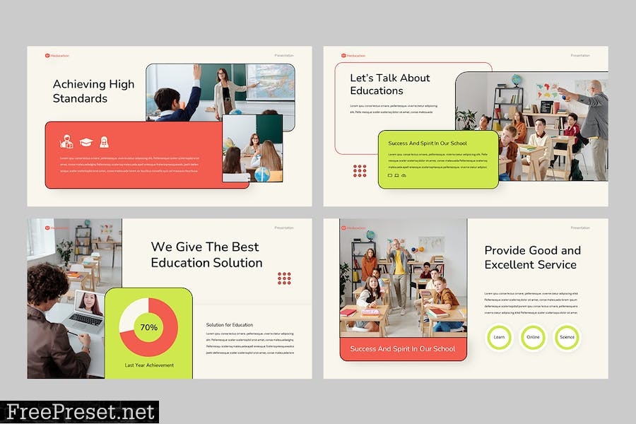 Education School Powerpoint Template P2EPNY6