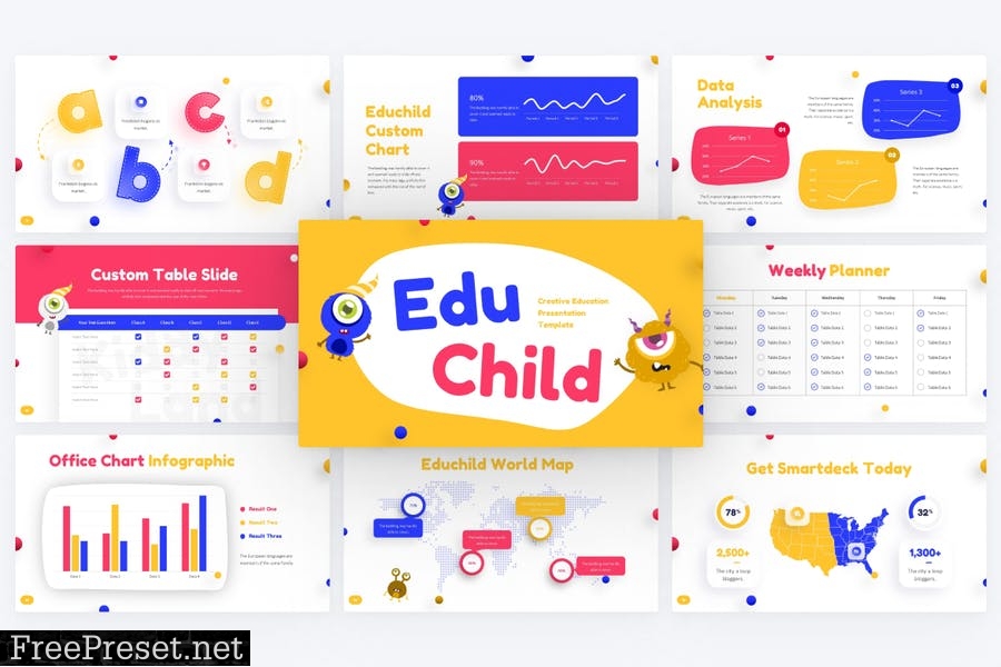 Educhild Creative Education Google Slides Template DJ5FCG8