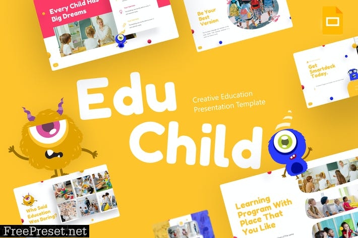 Educhild Creative Education Google Slides Template DJ5FCG8