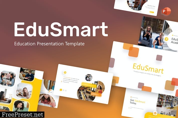 Edusmart Education PowerPoint Template FLAADK4