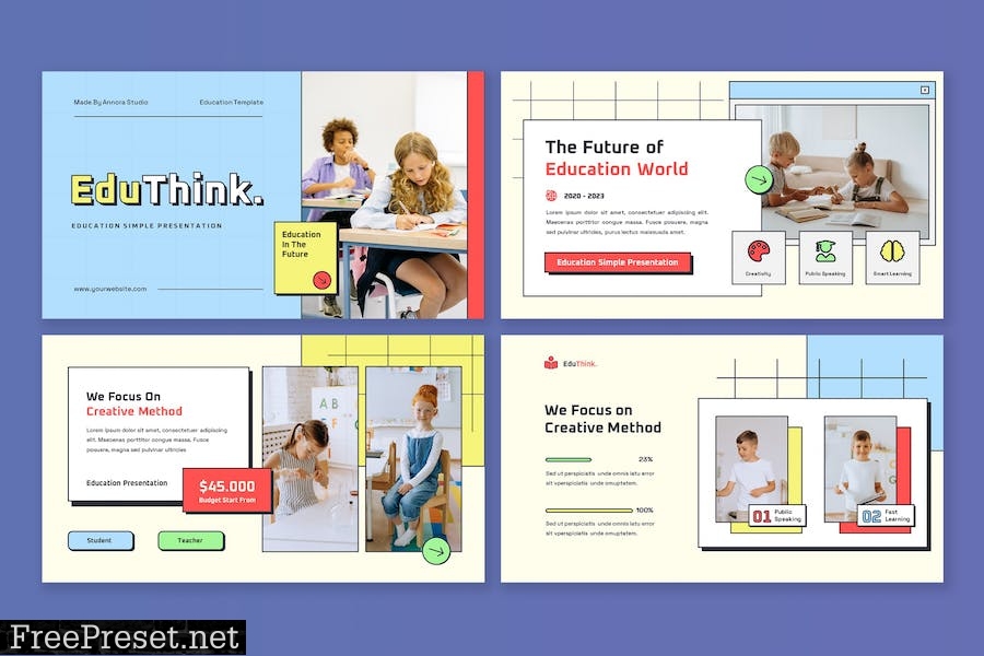 Eduthink - Education Powerpoint Template 8SWPZF5