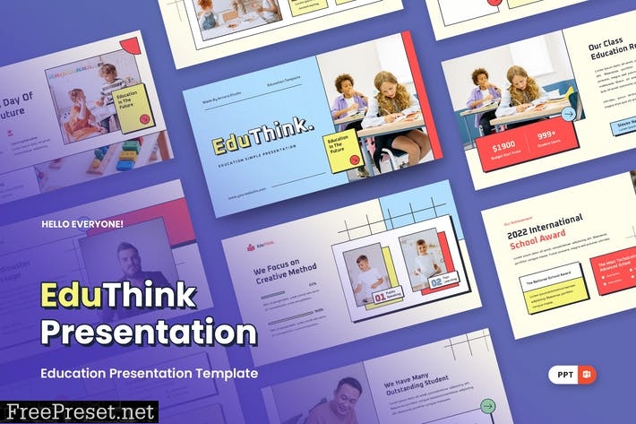 Eduthink - Education Powerpoint Template 8SWPZF5