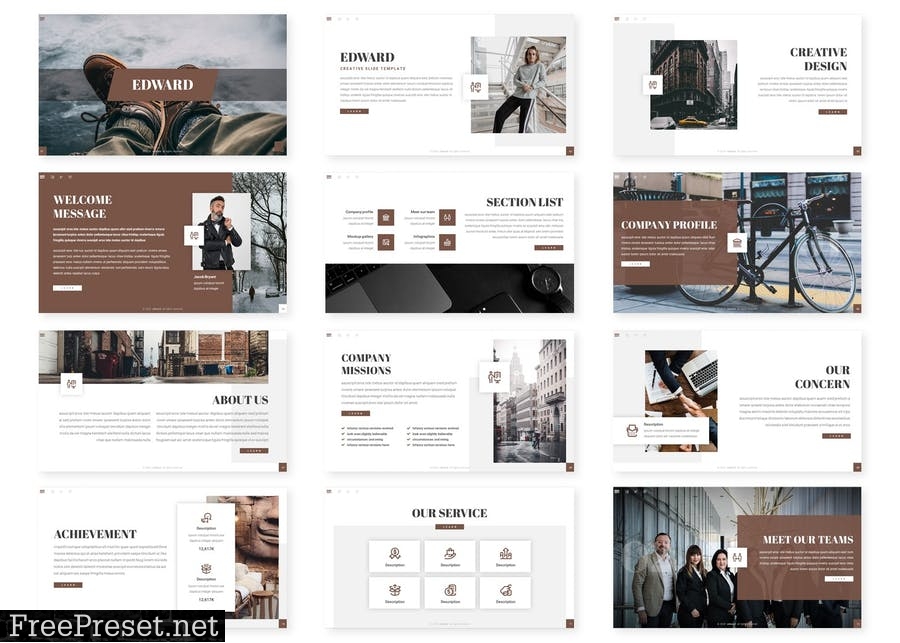 Edward - Presentation Template Z6WXS2S