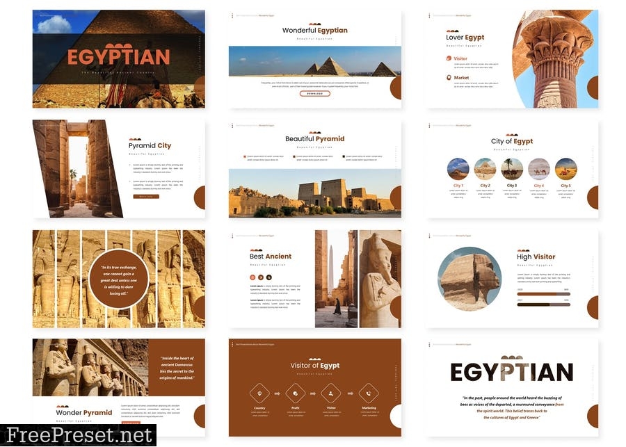 Egyptian - Presentation Template 9UB82BG