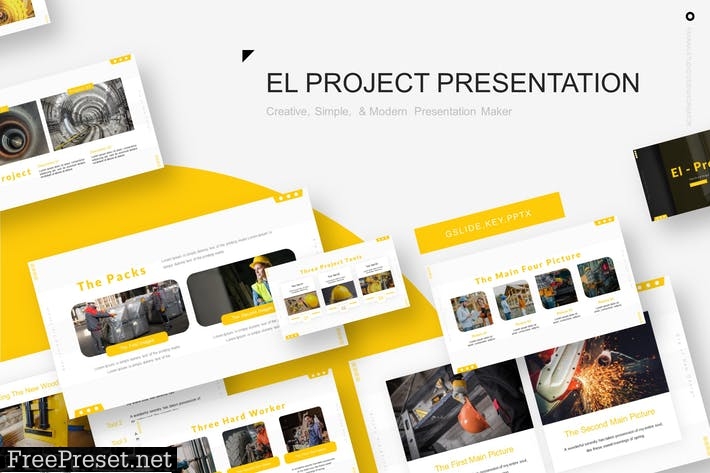 El-Project Presentation Template P7WX9GA