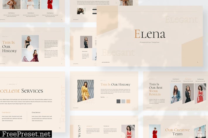 Elena - Elegant Fashion Presentation Template 8A5SFY6