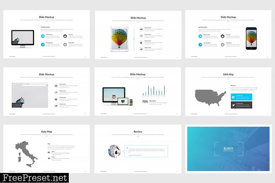 Elnia Powerpoint Template Q5WPT9