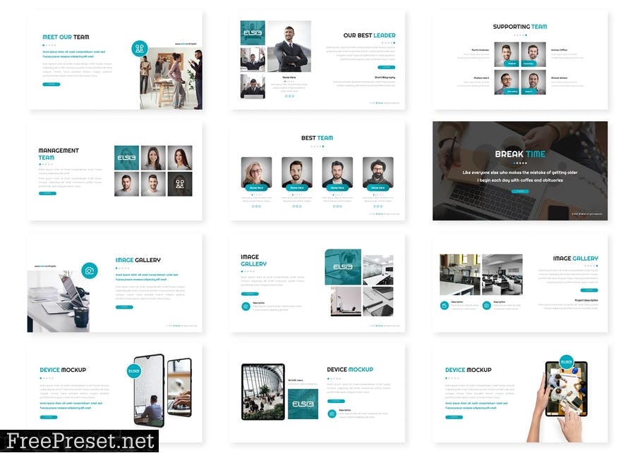 Elsie - Presentation Template 7S53YLV