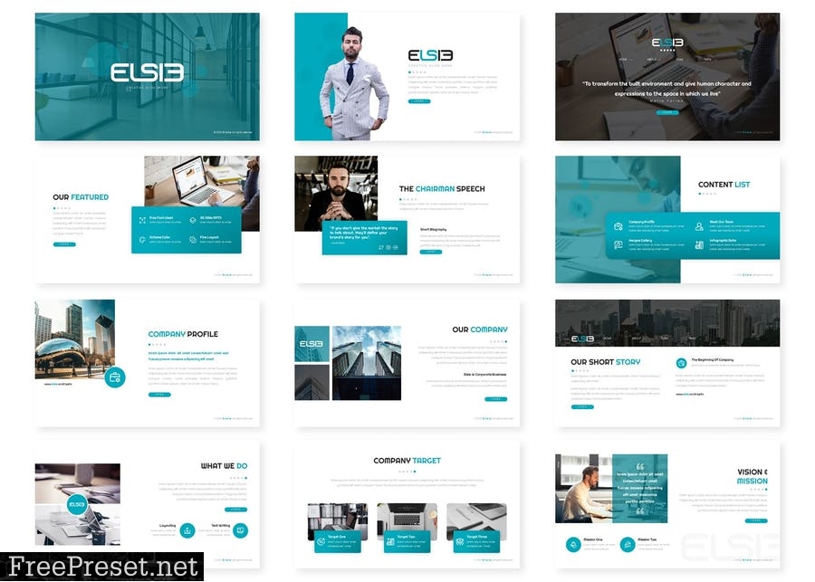 Elsie - Presentation Template 7S53YLV