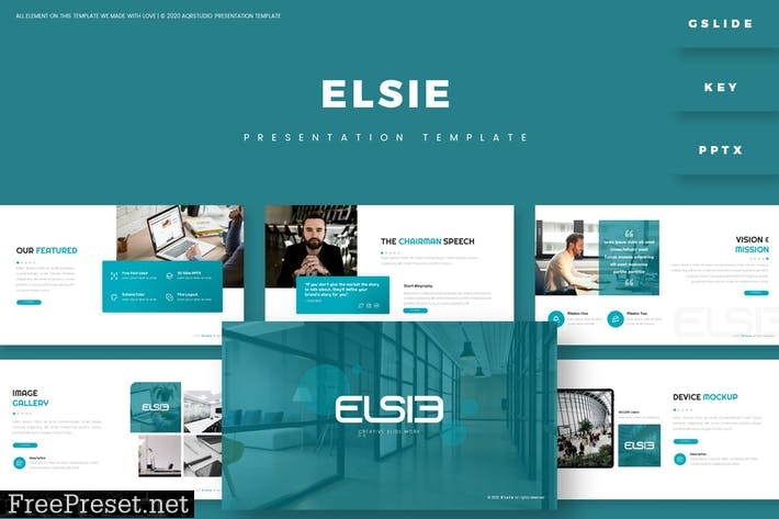 Elsie - Presentation Template 7S53YLV