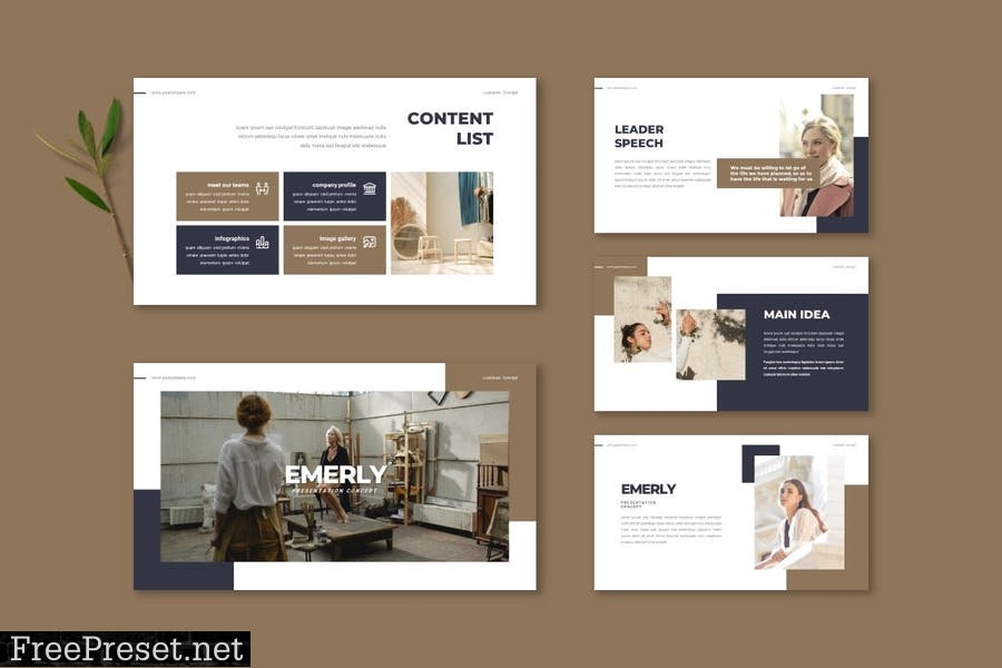 Emerly - Powerpoint Template 2UMGMUJ